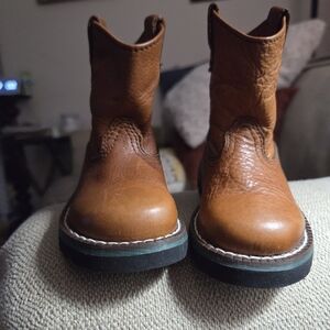 John Deere Kids' Brown Boots- Soft Leather